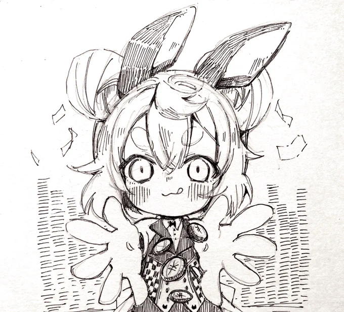 バニーの日👯‍♀️ということで…
うさぎに化けたねこにカモられないように気をつけてくださいまし💰😸💰
#今日の代理ちゃん 