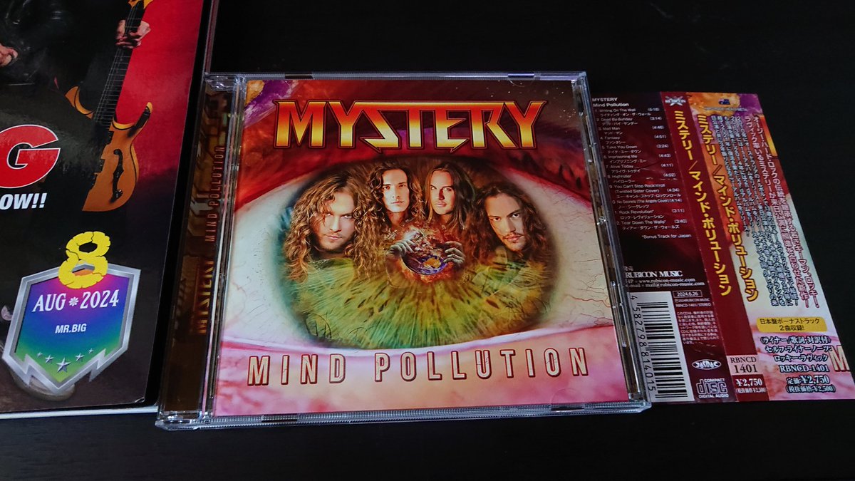 LILICAMETALsawa's tweet photo. 豪州のバンド #MYSTERY 最新作 #MindPollution
いいです👍ハスキーボイスでメロディアスなハードロック🤘私の好きなTwistedSisterのカバーも最高です🙆
7/28 @MetalJusticeTYOで知り合い #HATTALLICA ライブで2S撮っていただきました🙌いかつい風貌ですが日本を愛してくれてるナイスガイです🙏🙆 https://t.co/lHBF4ZkFOU