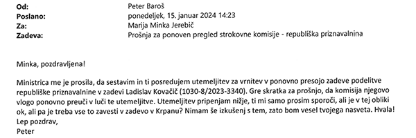 BojanPozar's tweet image. ➡️ #Požareport Dokumenti, pisni dokazi, pričevanja: @AstaVrecko nezakonito posega v konkretne odločbe in postopke @mk_gov_si, komu status ali denar ter kdo zanjo opravlja &quot;umazane posle&quot; ali dirty job ☕️
Več: pozareport.si/post/823618/do… @policija_si @Drzavnizbor