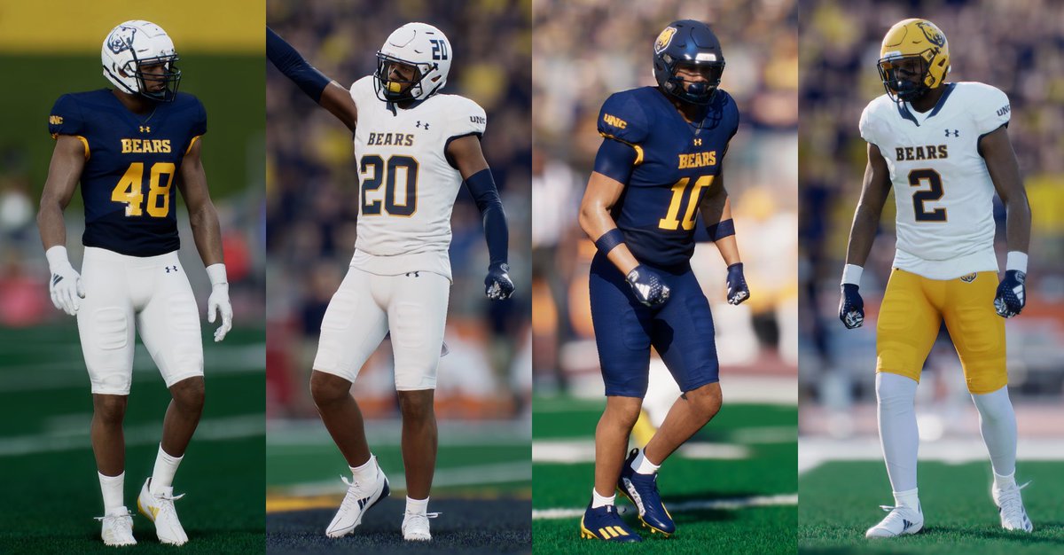 SportsPSD's tweet photo. Hey @UNC_BearsFB fans, you're in the game!

Username MontanAAfootball to download! https://t.co/x6vlZJY100