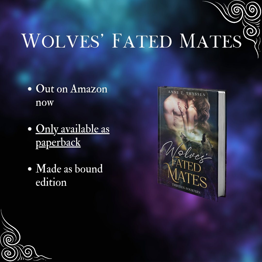 annetthyssen's tweet photo. #Newbook #bookinstagram
#booktok #amazon

The last bound edition of the Wolves' Fated Mates from Dreame is now out on Amazon but ONLY as paperback. 
Dreame owns the e-books, but the Dreame versions have been updated as well.
So go buy book 13-14 of the series https://t.co/yYjvTDa0DZ