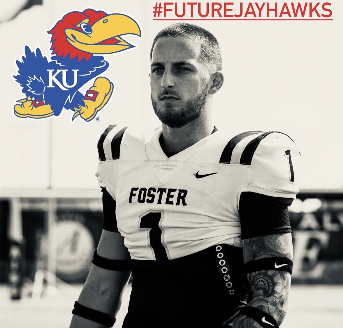 B2SKUFootball's tweet photo. 2025 TE Mitch McCourt has committed to Kansas. #RockChalk

• 4-Star
• 6’3
• Foster High School (Richmond, TX)
• Gem recruit https://t.co/O446kJJAPZ