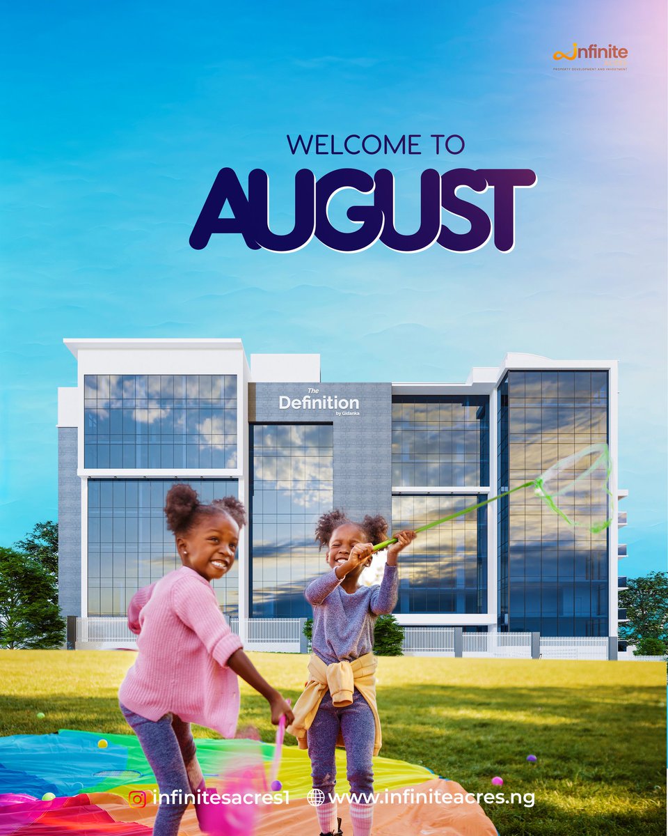 Hello August! New month, new beginnings! 

Let's find your dream home with our indigenous touch. At Infinite Acres, we turn property dreams into reality. 🏡 

#NewMonthNewHome #realestate