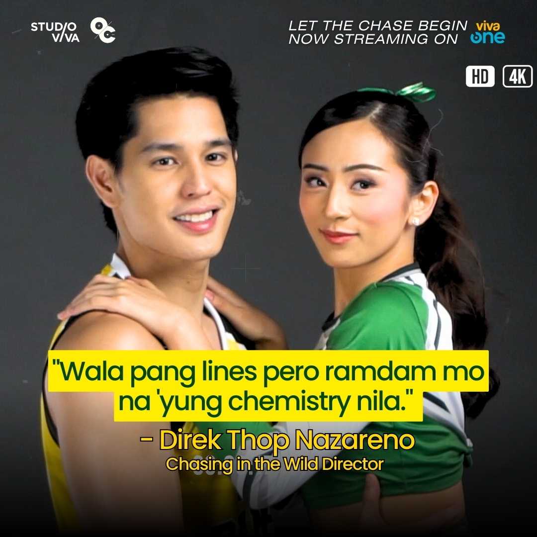 StudioVivaPH's tweet photo. Samedt, Direk Thop. Ramdam na ramdam din namin ang chemistry ng #HyGab.
Don't forget to watch LET THE CHASE BEGIN now streaming on Viva One.
Catch all the fun for only ₱99! https://t.co/7hTDNcqf9i
#LetTheChaseBegin
#ChasingInTheWild
#GabLagman
#HyacinthCallado
#StudioViva https://t.co/srsMVq672E