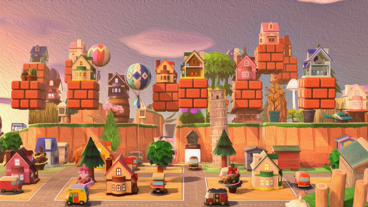 AndreasCrossin9's tweet photo. Front view of Tiny Town 😍 
#acnh #AnimalCrossingNewHorizons https://t.co/CvwEiZhRdG