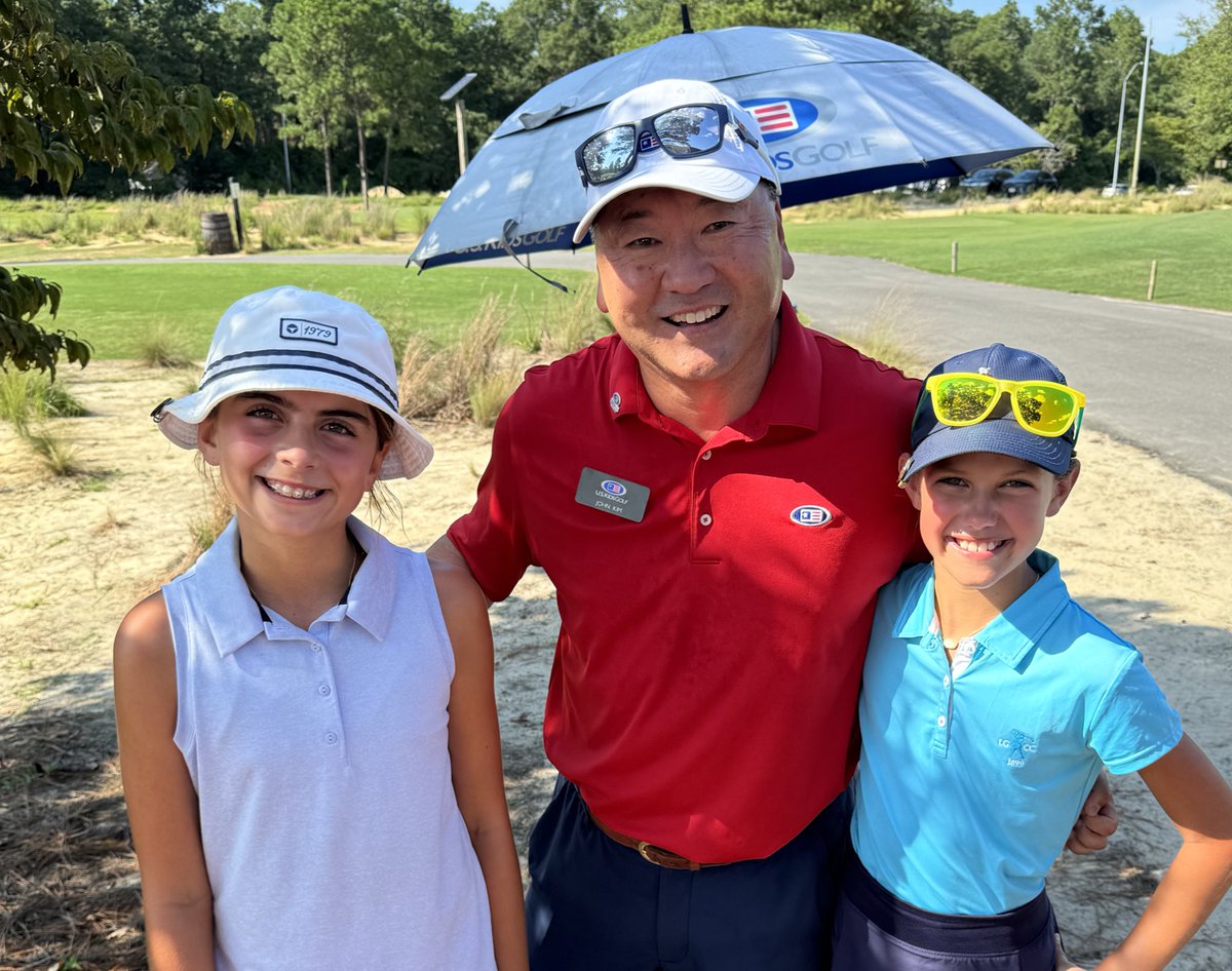 johnkim's tweet image. It is so awesome (&amp;amp; soul crushing) to see how amazing these kids are. Lucy made 250 feet in putts today.  Bella Simoes is a 4-time World Champ who shot a 5-under 67. So far i am 0-16 in putting contests &amp;amp; short course challenges. Nice clubs for sale when i get back. #USKidsGolf