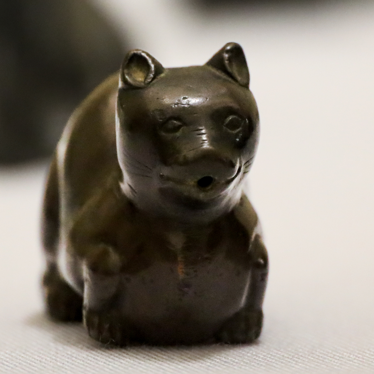 古備前 猫 水滴 ねこ ネコ 水注 朱泥 書道具 文房具 時代箱 kc304 古染付 猫 水滴 水盂 祥瑞 ネコ ねこ 文房具 文房四宝 書斎 書道 中国