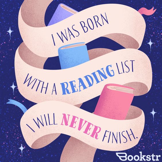 BookstrOfficial's tweet photo. The #tbr list seems quite endless. 

[🎨 Original art by Evgeniya Ivanova]

#books #tobereadlist #bookgraphics https://t.co/7Ujll4YNgz