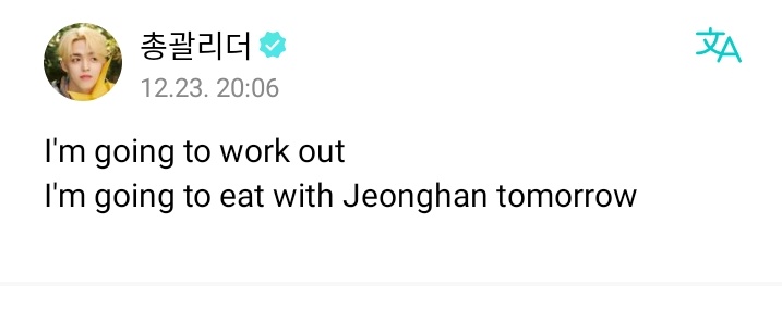 jcheolnie's tweet image. filo translation: papalaki lang akong biceps magdate kami bukas ng baby ko