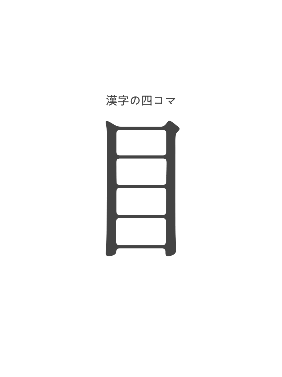 『漢字の四コマ』
作:) ( <a href="/nazo_puzzle/">:)</a> )
#現代4コマ