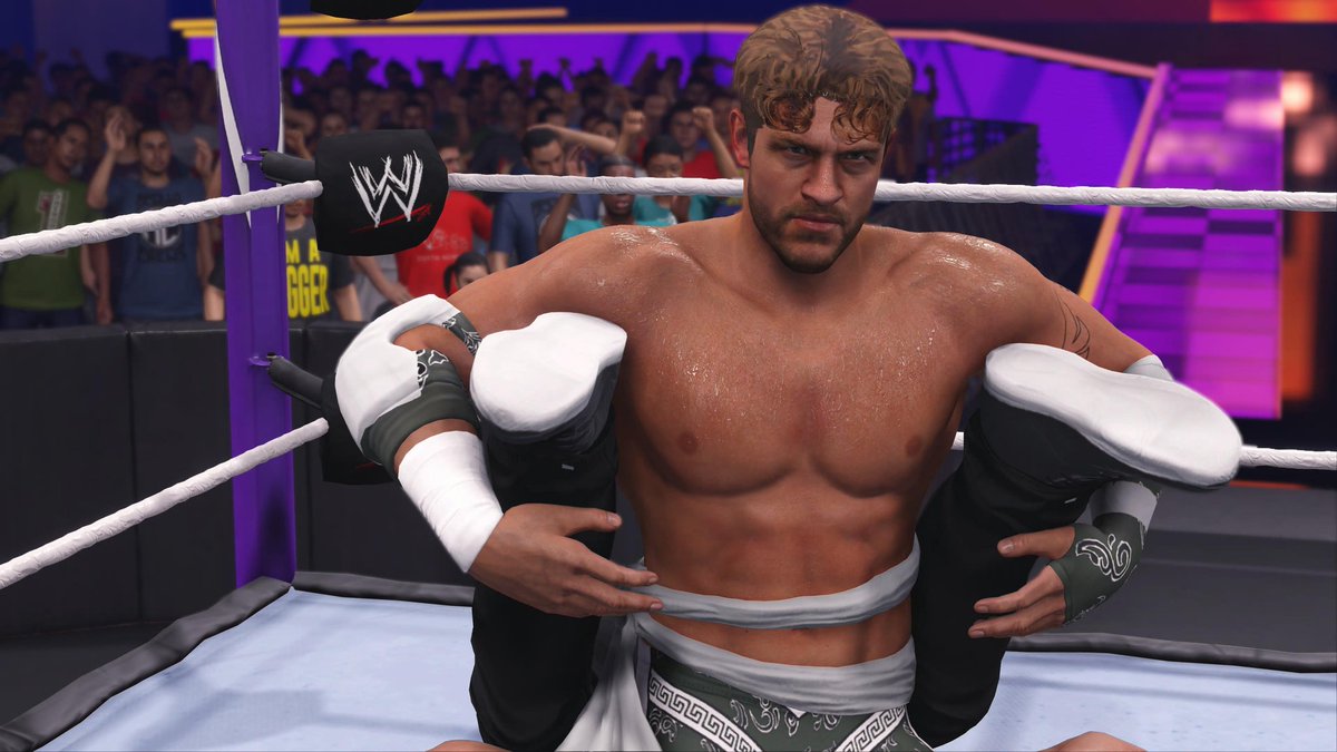 ndoggydogable's tweet photo. Loving this Will Osprey CAW from @kaaalua @HarvAddy @Kamillion2k @PAC_Creates @travisalekz 
This is a few of the screenshots I took from a match vs Pat McAfee.  

#WWE2K24 #GTEO #AEW #willosprey https://t.co/oLXlOyhekB
