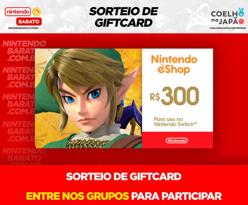 Coelho no Japão 🇯🇵🇧🇷👾⛩- NintendoBarato.com.br (@rodrigocoelhoc) on Twitter photo 🎉 SORTEIO DE GIFTCARD!
Amigos, junto com a <a href="/nuuvem/">Nuuvem.com</a> estamos fazendo mais um sorteio de giftcard aqui!
🎁 Prêmio: Giftcard de R$300
📄 COMO GANHAR?
- Seguir eu e a <a href="/nuuvem/">Nuuvem.com</a> aqui
- Dê Curtir ❤️ + RT
- Entre em algum dos grupos de promoção do NintendoBarato e poste o print aqui que 🎉 SORTEIO DE GIFTCARD!
Amigos, junto com a <a href="/nuuvem/">Nuuvem.com</a> estamos fazendo mais um sorteio de giftcard aqui!
🎁 Prêmio: Giftcard de R$300
📄 COMO GANHAR?
- Seguir eu e a <a href="/nuuvem/">Nuuvem.com</a> aqui
- Dê Curtir ❤️ + RT
- Entre em algum dos grupos de promoção do NintendoBarato e poste o print aqui que