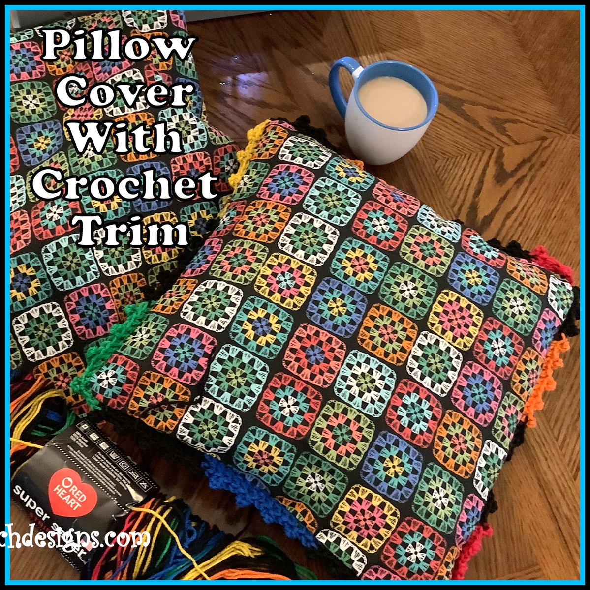 PoshPoochDesign's tweet image. Pillow Cover With Crochet Trim Photo And Video Tutorial - #phototutorial #videotutorial #crochetpattern #pillowcover - …shpoochdesignsdogclothes.blogspot.com/2024/05/friday…