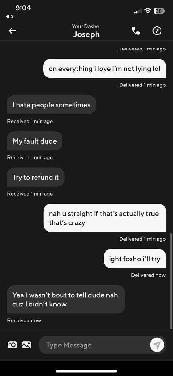 never using doordash again i’m switching to uber eats.