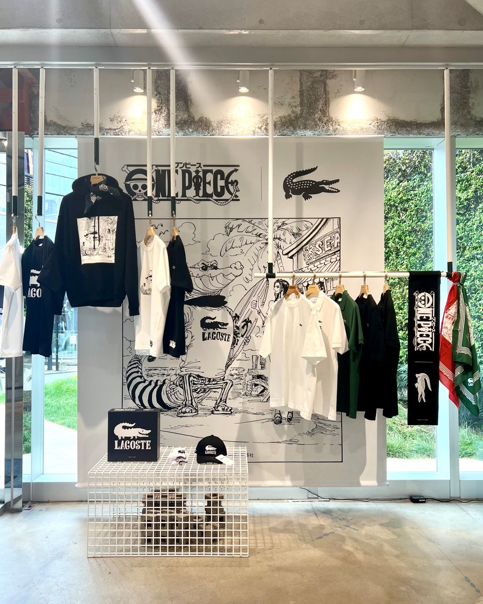 本日8/2（金）”ワニの日”よりLACOSTE x ONE PIECEコラボレーションを