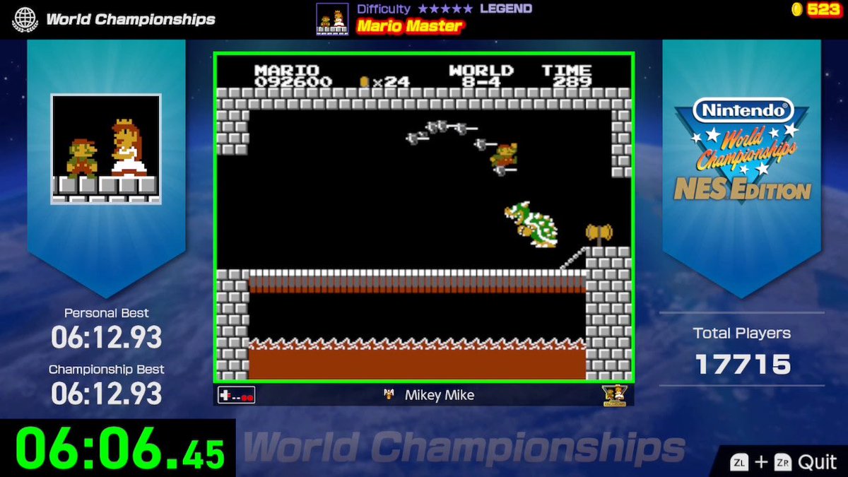 MetroidMike64's tweet image. You gotta just brave it sometimes and jump through Bowser’s hammer stream. #NWC