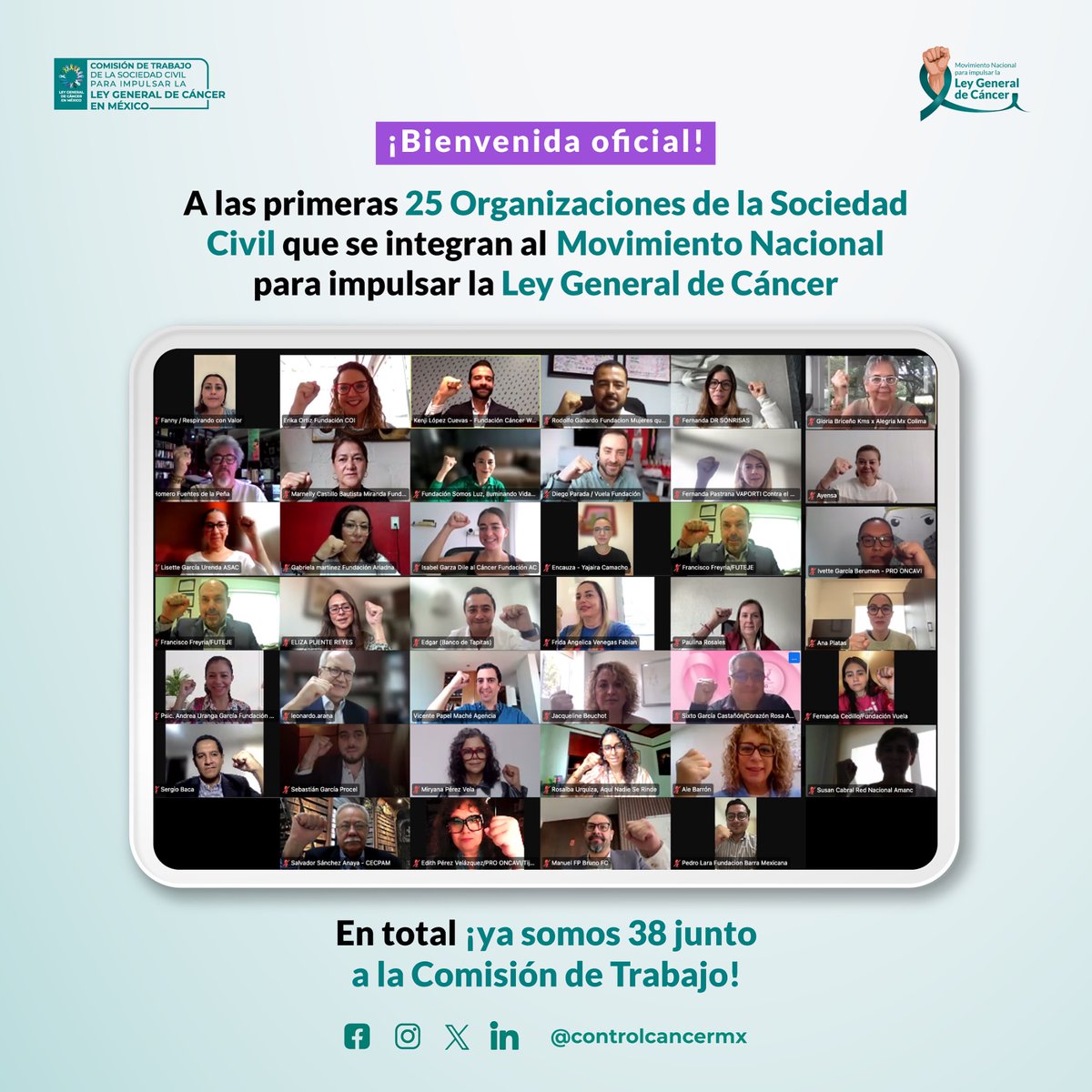 Com. para Impulsar la Atención Integral del Cáncer tweet media