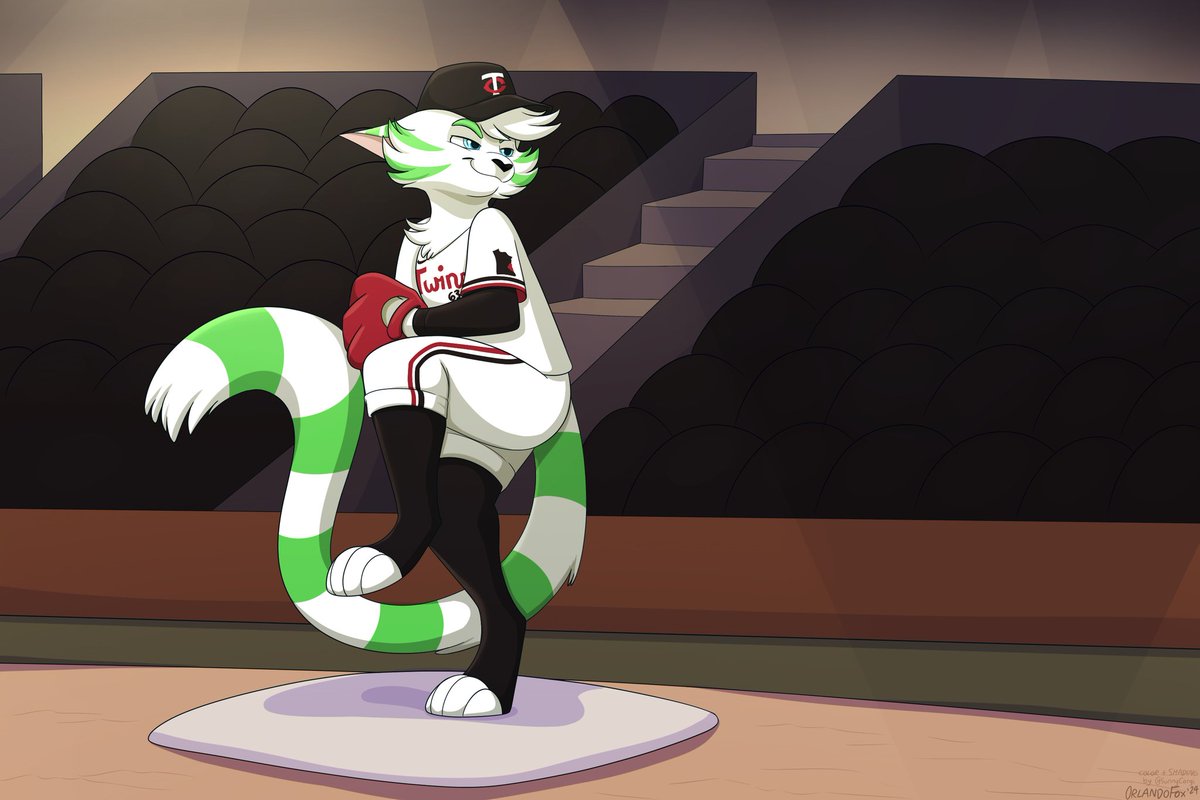 DexDaCat's tweet image. Welcome back to Target Field, top of the 9th. On the mound now, the closer, Dex Freisen. Holding onto a one run lead here in game 7 of the World Series and the question everyone is waiting for him to answer, can he close this thing out? Here it comes, the wind and the pitch...