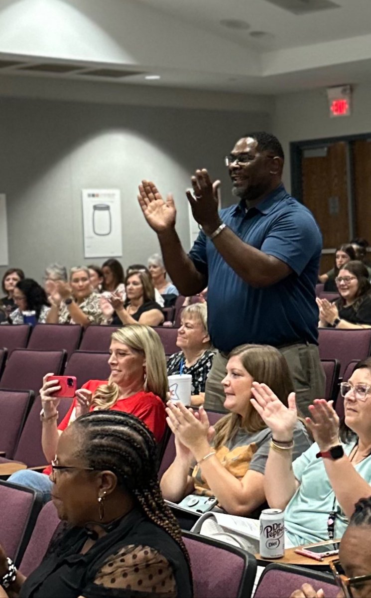SPEDjmcss's tweet photo. Our Sped Kick- Off was a success!!! We had a fantastic time celebrating the start of the new year with our HEROES, enjoying hearty laughter, showing love and support, and setting our priorities for the year. Thank you teachers for your commitment year after year!!!  We see the results!!! We are confident that this will be one of the best years yet. Here’s to a productive year!  Special thanks to American Fidelity and Special Olympics for sponsoring our event and Mrs. Sherry Franks for stopping by to encourage our HEROES!!! 🧡🧡🧡 @JMCSchools @suptking