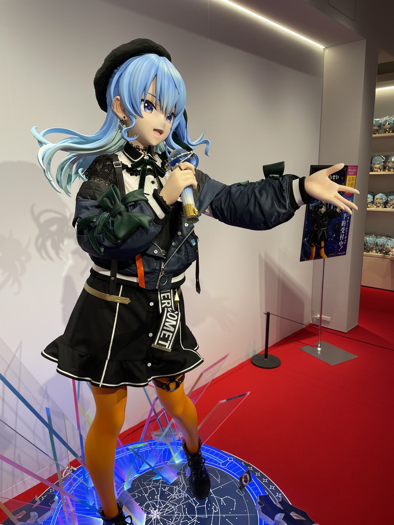 ローソン・HMV限定　星街すいせい　デート服衣装　ビッグタオル ビッグフェイスアクリルスタンド(星街すいせい / デート服衣装