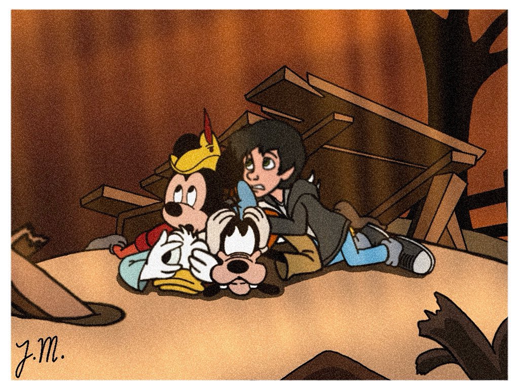 JManTheAngel2's tweet photo. Mickey, Donald, Goofy, and Jack Marten watch the Giant Fall down the Beanstalk.
- Disney -
&
- J-Man the Angel -
#disney #jmantheangel #mickeymouse #donaldduck #goofy #funandfancyfree #waltdisney https://t.co/NeYKZwOFhg