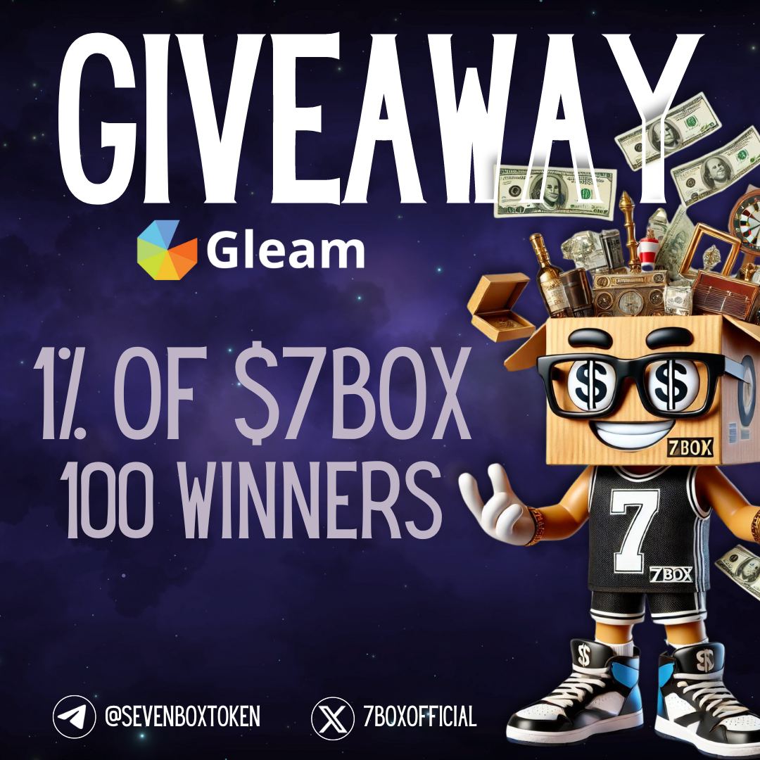 7boxofficial's tweet photo. PT: Seja um dos 100 ganhadores! Complete todas as tarefas. 💡

EN: Be one of the 100 winners! Complete all the tasks. 💡

🔗 https://t.co/QRXAOomKww #Giveaway #7Box #CryptoNews https://t.co/743dhaknTm