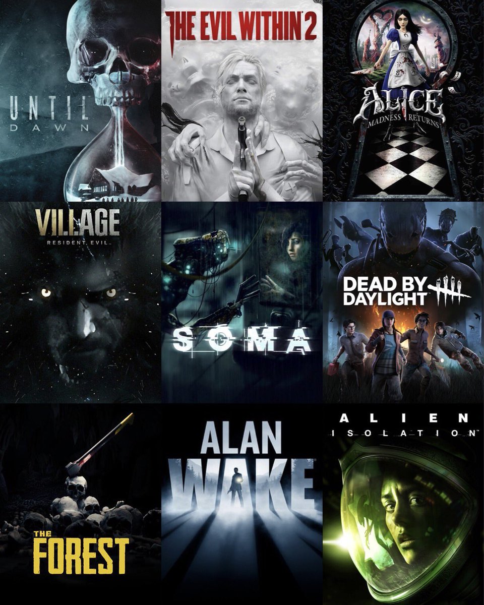 Rank them!! #Horror #Games