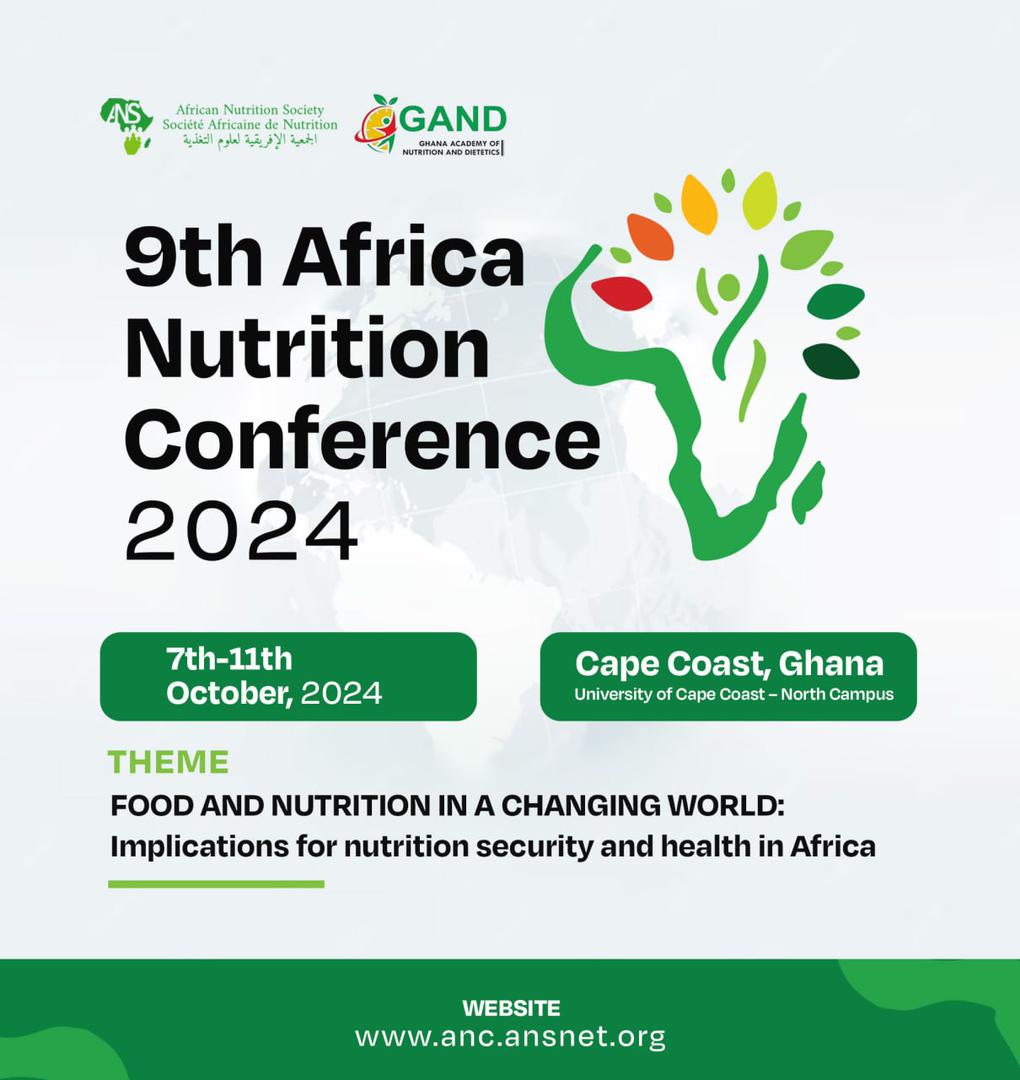 ansnetorg's tweet photo. Join professionals, researchers and students from around the globe for ANC 2024!

Enjoy insightful keynote speakers, latest research presentations, networking and interactive sessions on promoting nutrition in Africa.

Register: https://t.co/B8RCWe6eGq 
 
#ANC2024 #ANEC9 #ANECIX https://t.co/7yHiWMt9KP