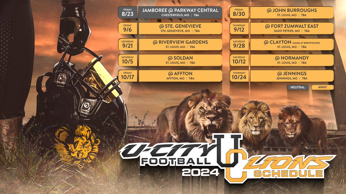 #UCITYFOOTBALL💛🖤🏈🦁 #2024