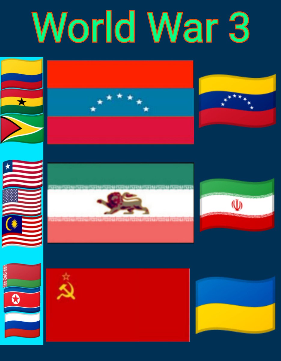 _C_S_3_'s tweet photo. #WorldWar3 #CaymanIslands
@KremlinRussia_E

#WorldWarIII is a chance for #Communism to flourish in the smaller settings of #Ukraine.

#Nicaragua &amp; #CostaRica take vengeance on Panama.

@IDF #Israel annexed #Gaza under a similar flag by banning the flags of #Hamas &amp; #Palestine. 🇵🇸 https://t.co/u8qjtYZpxb
