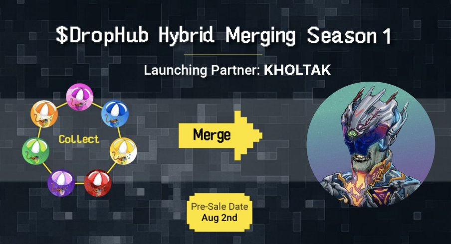DropHub (@drophuber) on Twitter photo $DropHub Hybrid Merging Season 1
🫡Launching Partner: KHOLTAK
Exciting news for the #KHOLTAK Community!
Some $DropHub Hybrid WL opportunities are for you.
▶️Follow <a href="/KHOLTAK/">KHOLTAK 404</a> and @HybridDrophub
💜Head over to the Discord WL channel discord.com/invite/Hqr5zxy… to earn. $DropHub Hybrid Merging Season 1
🫡Launching Partner: KHOLTAK
Exciting news for the #KHOLTAK Community!
Some $DropHub Hybrid WL opportunities are for you.
▶️Follow <a href="/KHOLTAK/">KHOLTAK 404</a> and @HybridDrophub
💜Head over to the Discord WL channel discord.com/invite/Hqr5zxy… to earn.