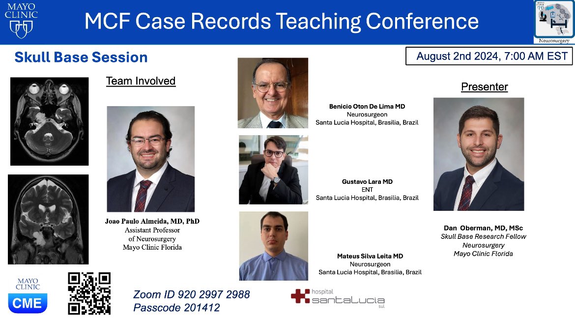 Adrian Safa M.D. (@adrian_safa) on Twitter photo Join us tomorrow for another exiting session of our MCF Case Records Teaching Conference with <a href="/danzoberman/">Dan Zimelewicz Oberman</a> presenting a very interesting case by <a href="/joao_p_almeida/">Joao Paulo Almeida</a> and their amazing work!
<a href="/DoctorQMd/">Dr. Alfredo QuiƱones-Hinojosa</a> <a href="/MayoClinicNeuro/">Mayo Clinic Neuro</a> <a href="/ManuelaAB99/">Manuela Aramburu Berckemeyer, MD</a> <a href="/missionbrainorg/">mission:brain</a> Join us tomorrow for another exiting session of our MCF Case Records Teaching Conference with <a href="/danzoberman/">Dan Zimelewicz Oberman</a> presenting a very interesting case by <a href="/joao_p_almeida/">Joao Paulo Almeida</a> and their amazing work!
<a href="/DoctorQMd/">Dr. Alfredo QuiƱones-Hinojosa</a> <a href="/MayoClinicNeuro/">Mayo Clinic Neuro</a> <a href="/ManuelaAB99/">Manuela Aramburu Berckemeyer, MD</a> <a href="/missionbrainorg/">mission:brain</a>