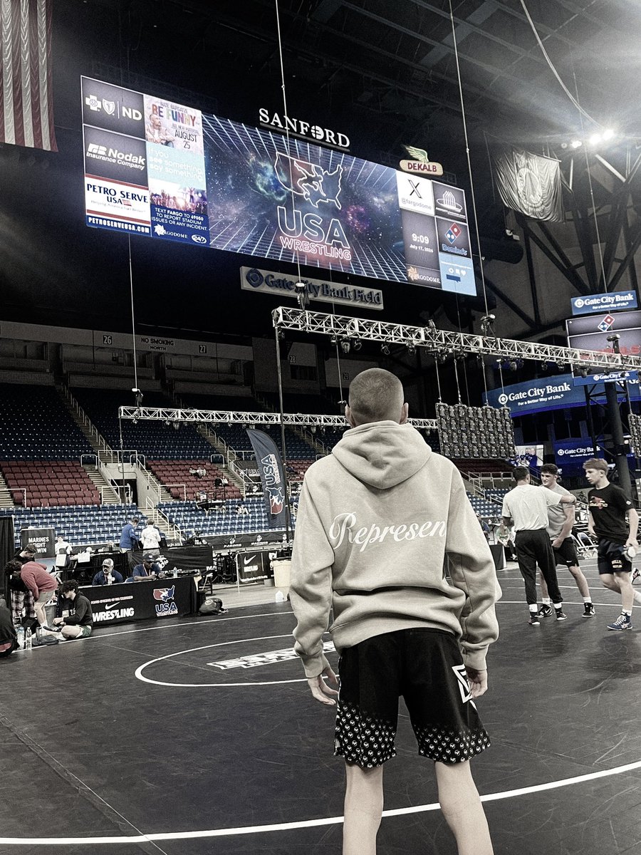 RepresentLTD's tweet photo. THE DREAM IS FREE, THE WORK IS SOLD SEPARATELY

National champion @SilvaBackBoys taking a moment.

#represent
#silvabackwrestling https://t.co/8tCRpU1krR