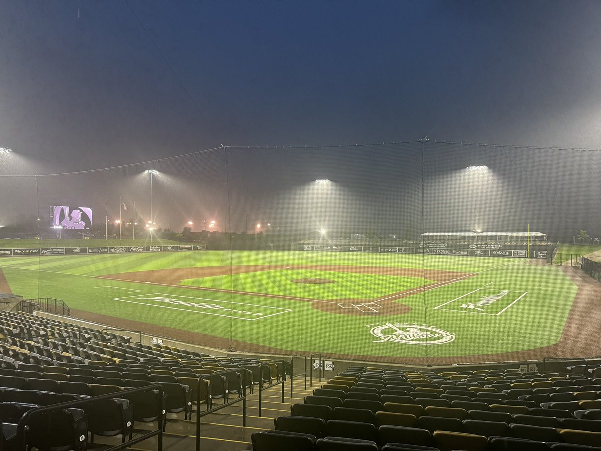 Brad Allred (@thebrada) on Twitter photo The game between <a href="/CRRBaseball/">Cleburne Railroaders</a> and <a href="/MKEMilkmen/">Milwaukee Milkmen</a> has been postponed in the Top of the 4th with Cleburne leading 2-0. Play will resume Friday afternoon at 4:30 pm. The game between <a href="/CRRBaseball/">Cleburne Railroaders</a> and <a href="/MKEMilkmen/">Milwaukee Milkmen</a> has been postponed in the Top of the 4th with Cleburne leading 2-0. Play will resume Friday afternoon at 4:30 pm.
