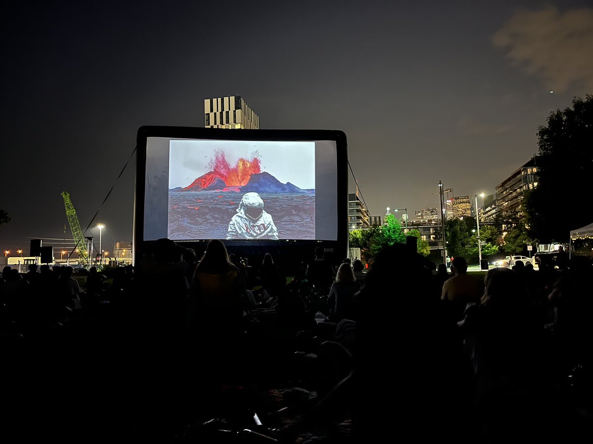 Another beautiful, hot Thursday night for our final Corktown Common screening of the summer