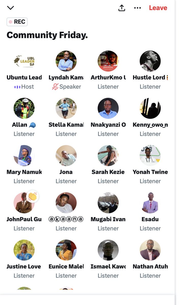 #CommunityFriday
I have been with Ubuntu from the time we were prototyping it. I am silently the grand mother of Ubuntu, I don't take it for granted. From 2021 and 2022 when the 5am Club started.
~<a href="/AbwooliLynda/">Lyndah Kamasaka Abwooli</a> 
#UbuntuLeadershipSafari #5amClub reflection
<a href="/SafariUbuntu/">Ubuntu Leadership Safari</a>