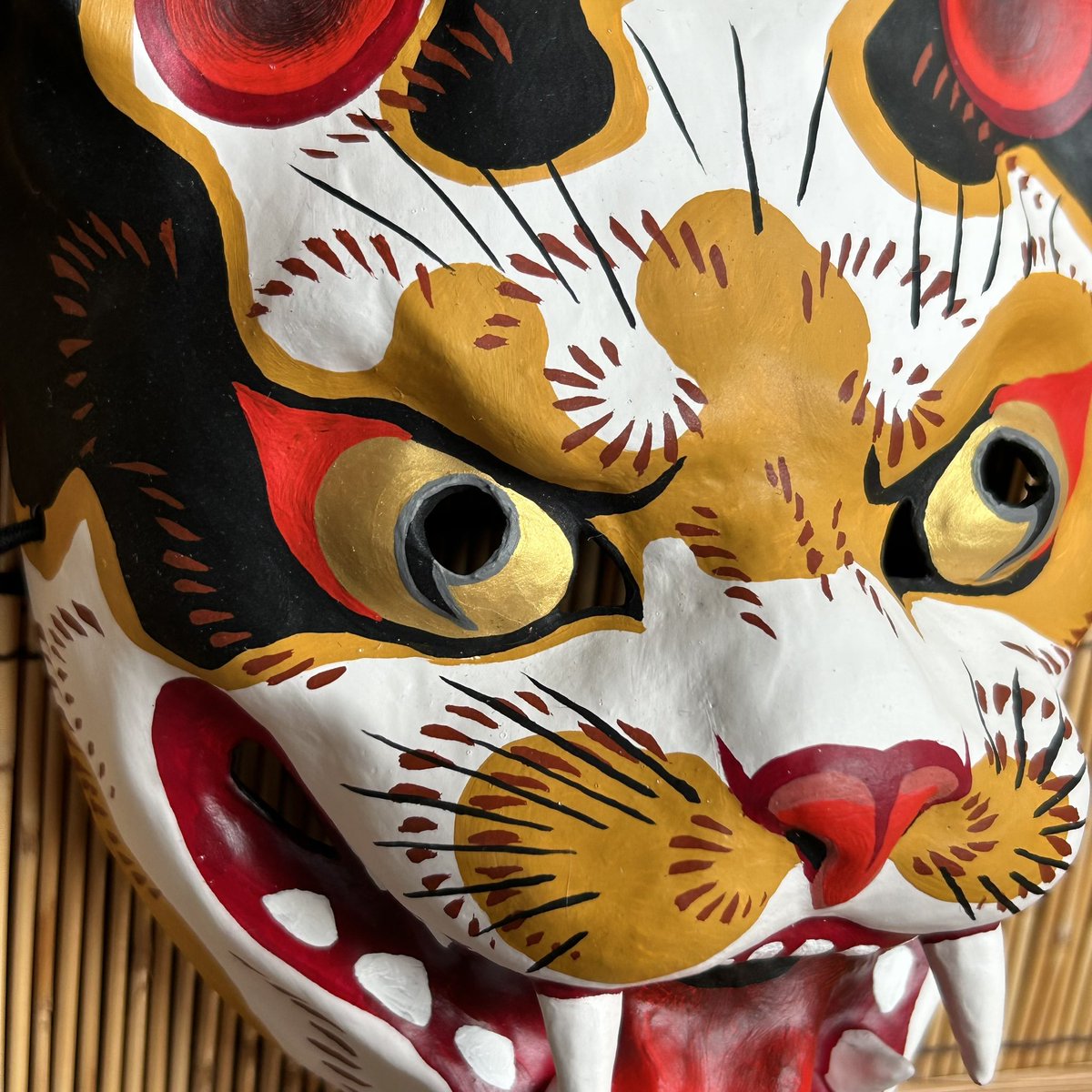 妖怪面 紹介】 こちらは歌川国芳、国貞、国輝の描いた #浮世絵 に登場