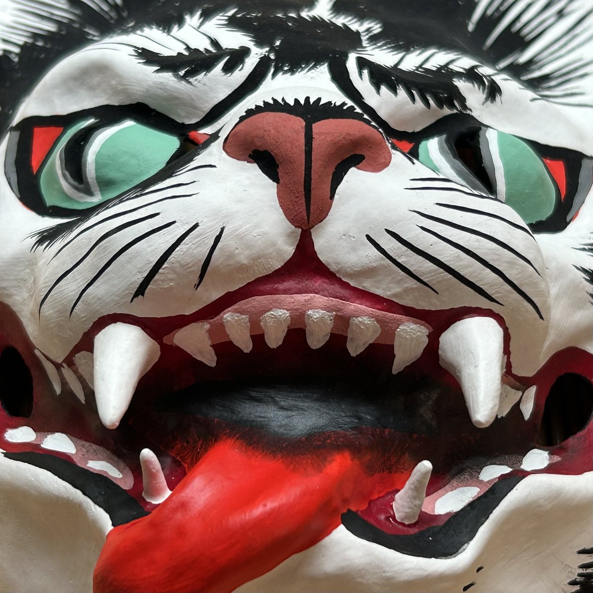 妖怪面 紹介】 こちらは歌川国芳、国貞、国輝の描いた #浮世絵 に登場