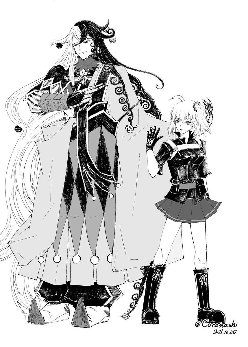 FGO絵
道満とぐだーず 
