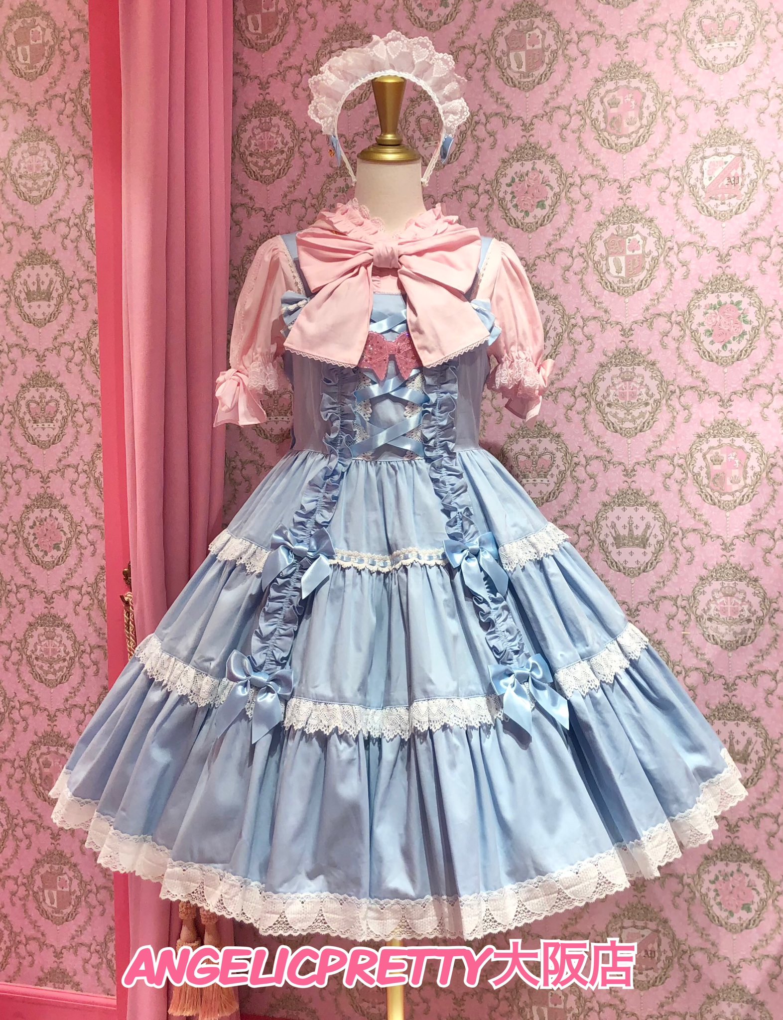 Angelic Pretty✨lovely frill ブラウス サックス
