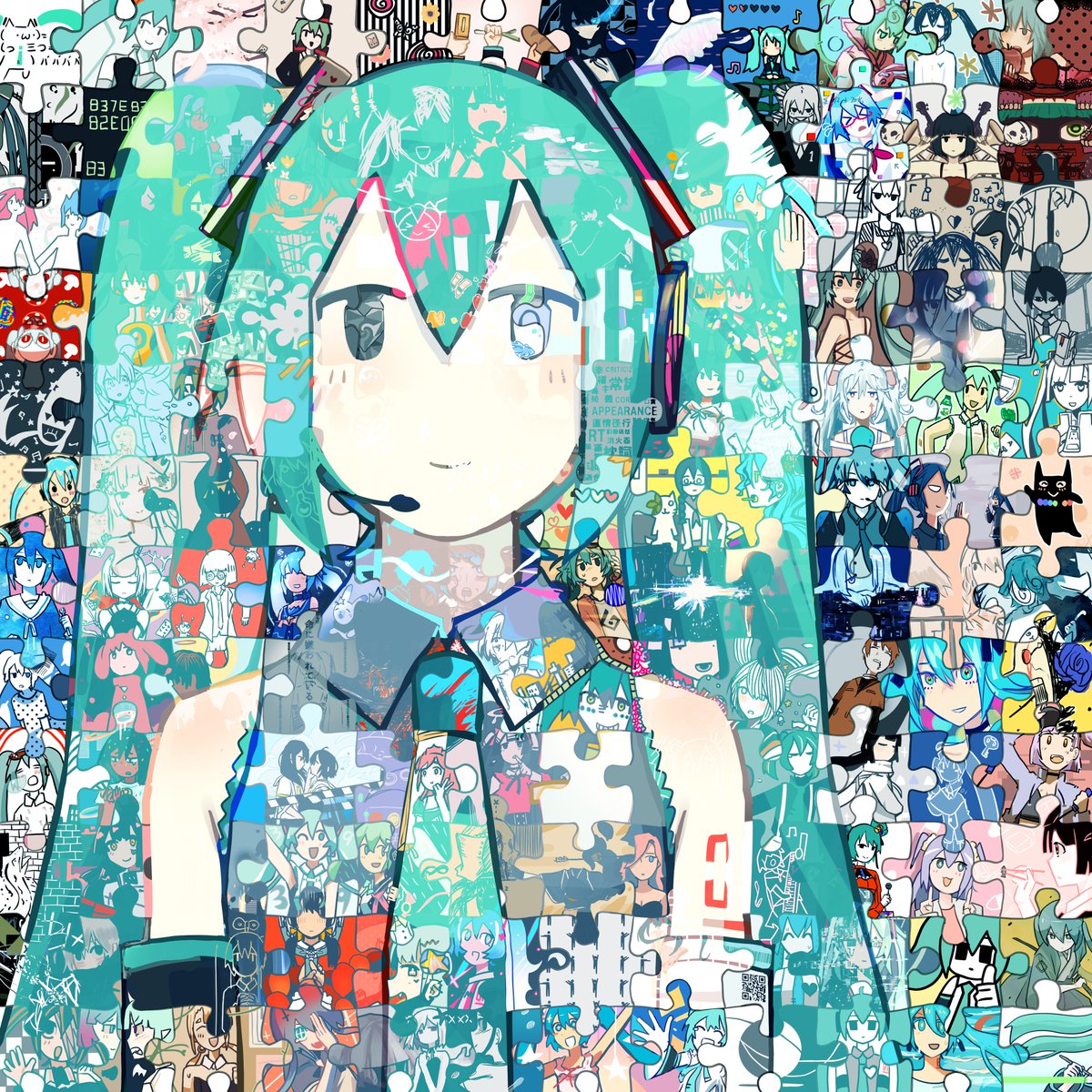 Look at my fan art of 143 Miku songs in one
