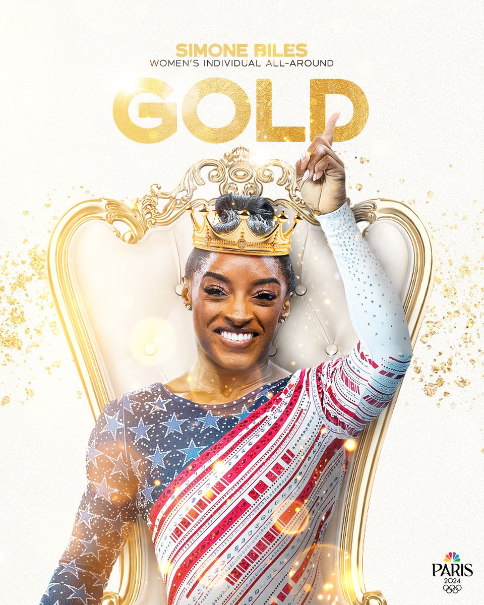 ALL HAIL QUEEN SIMONE BILES. 👑 #ParisOlympics