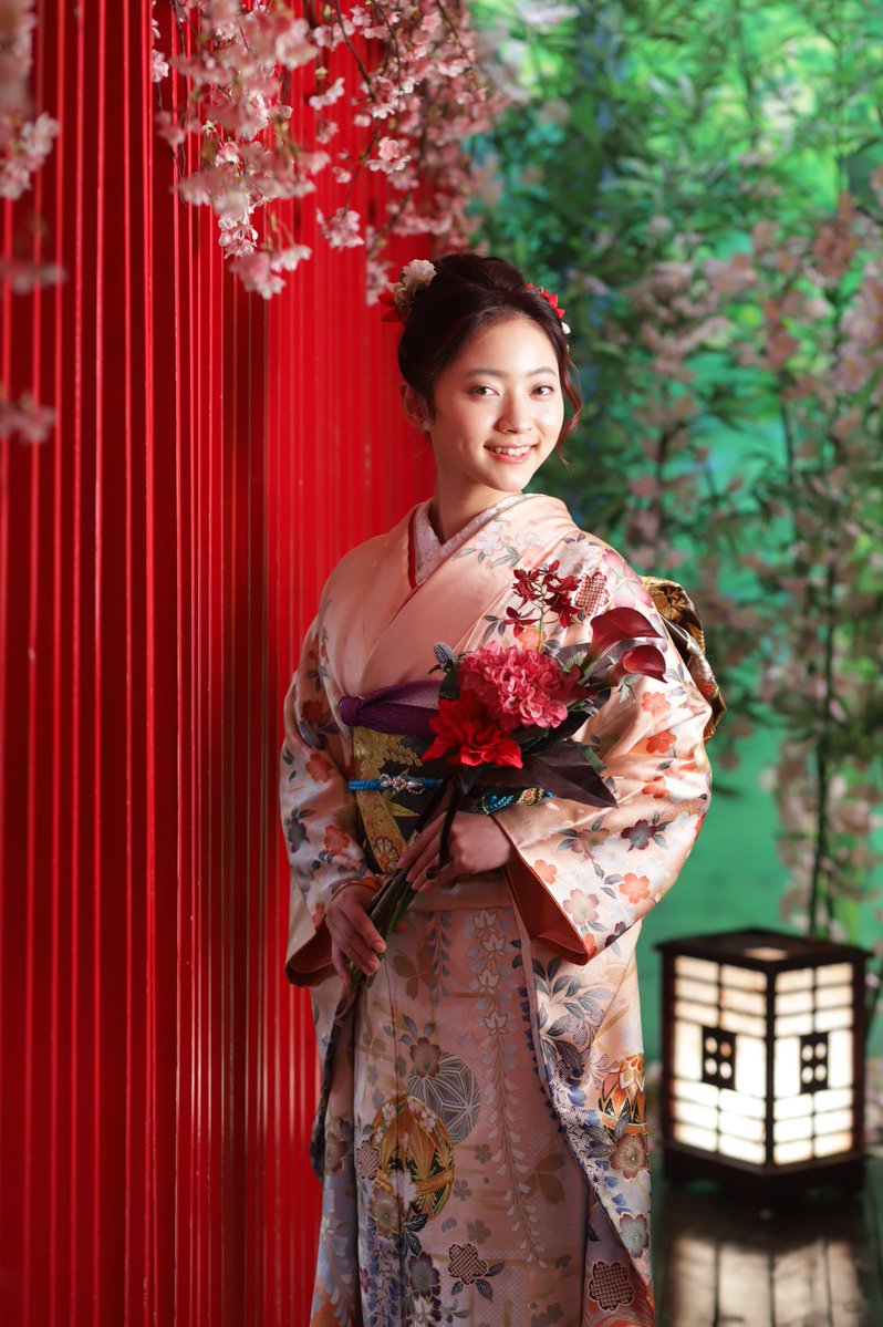 ママ振袖一式 着物ドレス リメイク