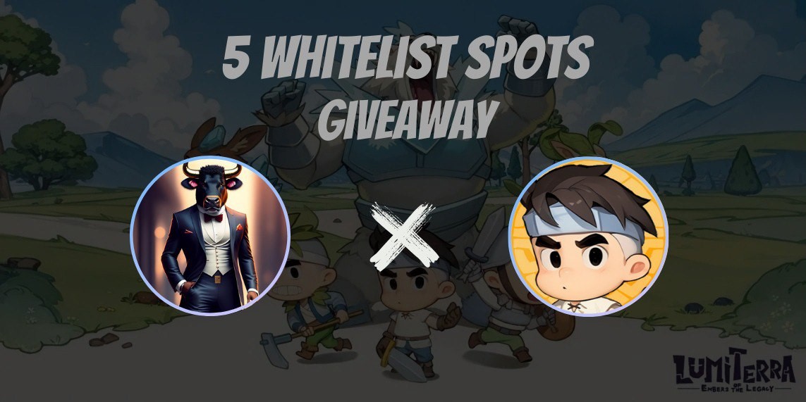 📢 #SORTEOFLASH imperdible en colaboración con <a href="/LumiterraGame/">Lumiterra (mainnet arc)</a>.

🎁 (5) Accesos a la Beta Cerrada --> CBT
📅 Viernes 2/08 - 23:00 UTC (Los ganadores se anuncian en Telegram / Discord)

1⃣ Seguir a <a href="/LokidNFT/">Lokid NFT</a> &amp; <a href="/LumiterraGame/">Lumiterra (mainnet arc)</a> 
2⃣ Like &amp; Retweet
3⃣ Etiquetar a 3 amigos
4⃣ Unirte a