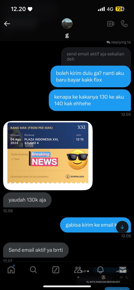 mindaseong's tweet image. ‼️hati-hati penipu tiket kang mak‼️

#zonauang #kangmak #tixid