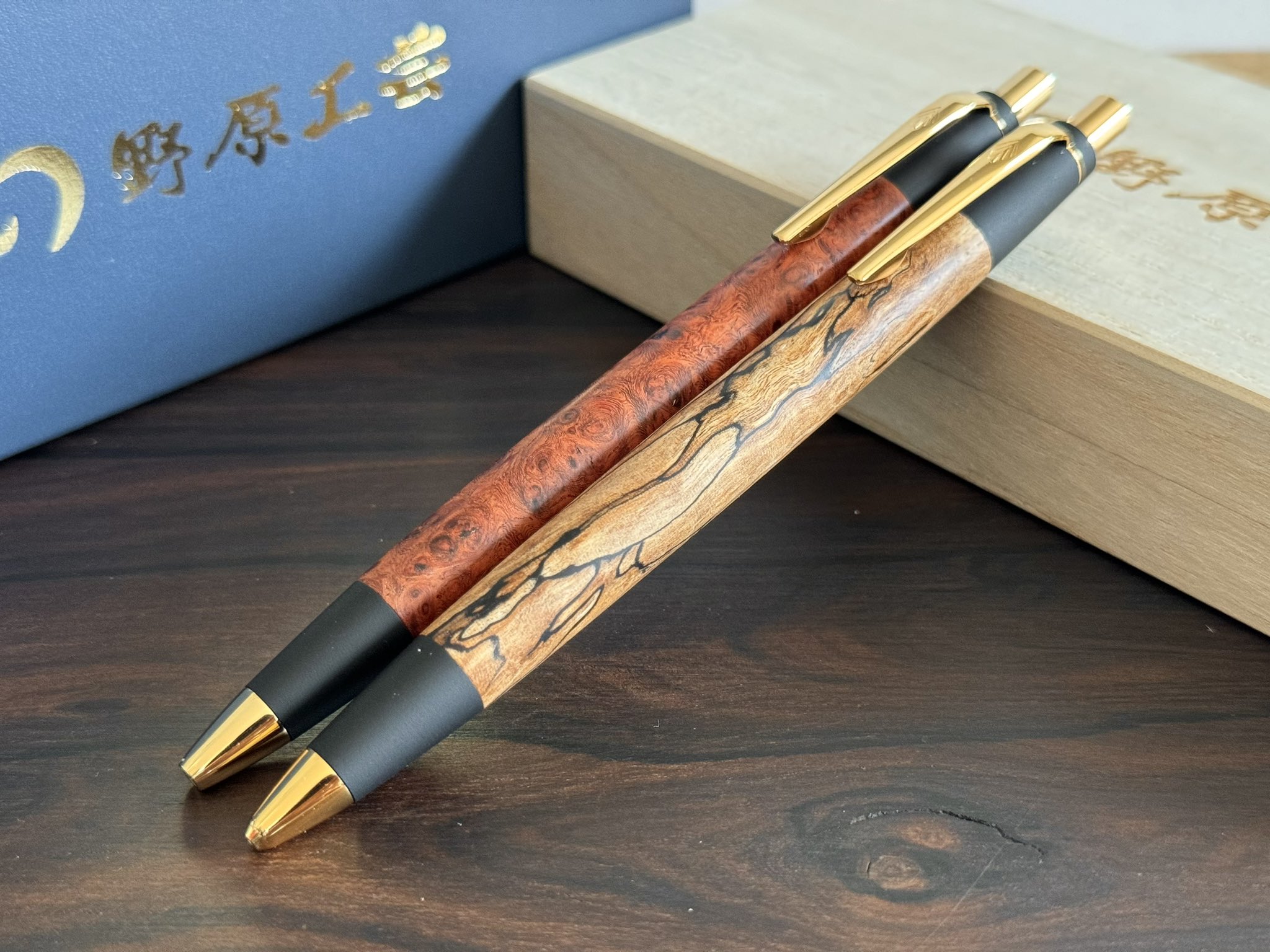 野原工芸栃スポルテッド スポルテッド栃をスタビライズせずに挽いてみた | 野原工芸