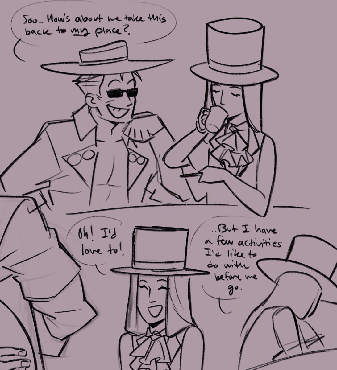 had a dream where johnny and testament appeared for some reason so it pushed me to draw johnnytest 