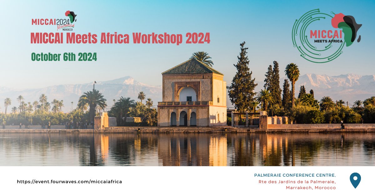 📢<a href="/MICCAI_Society/">MICCAI Society</a> meets #Africa #Workshop Program-at-a-glance is live. 

🥳Congrats to authors of the 21 accepted papers!! 

🙏 Reviewers for reviewing a record number of 45 submissions &amp; making this an insightful event.

Join us on Oct 6th at #MICCAI24
🔗event.fourwaves.com/miccaiafrica/