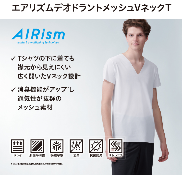 ユニクロエアリズムデオドラントメッシュタンクトップ白：メンズSサイズ／強化消臭 エアリズムデオドラントメッシュタンクトップの口コミ・評判