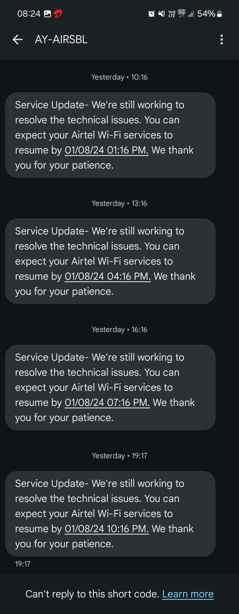 AshwinSariwal's tweet photo. #Airtel best service??
Internet has not been working for the last 3 days, no reply from customer care https://t.co/kscevXJPHT